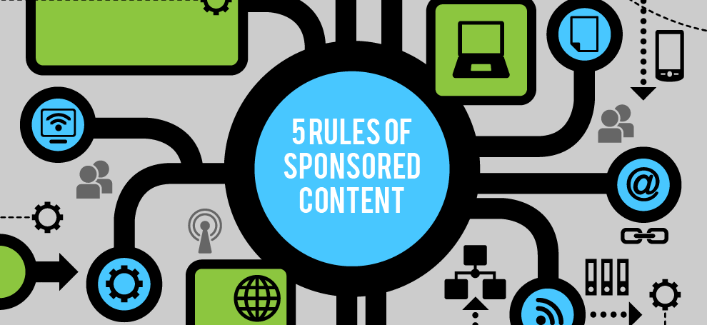 5 rules of sponsored content