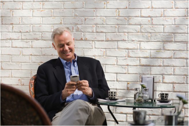 man with phone